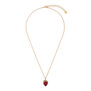 Strawberry pendant necklace by Michael Michaud